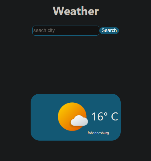 weather app